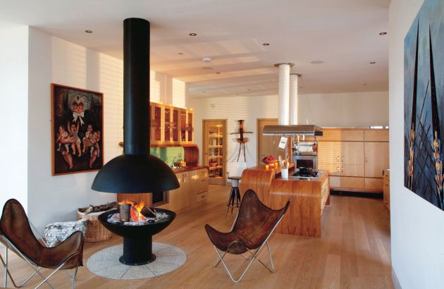 Zentrale Designkamine Mezzofocus