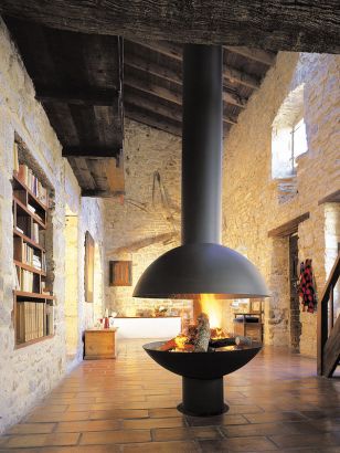Zentrale Designkamine Mezzofocus