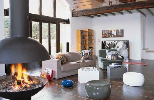 Zentrale Designkamine Mezzofocus
