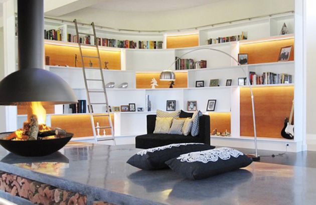Zentrale Designkamine Mezzofocus