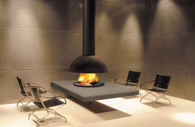 Zentrale Designkamine Mezzofocus