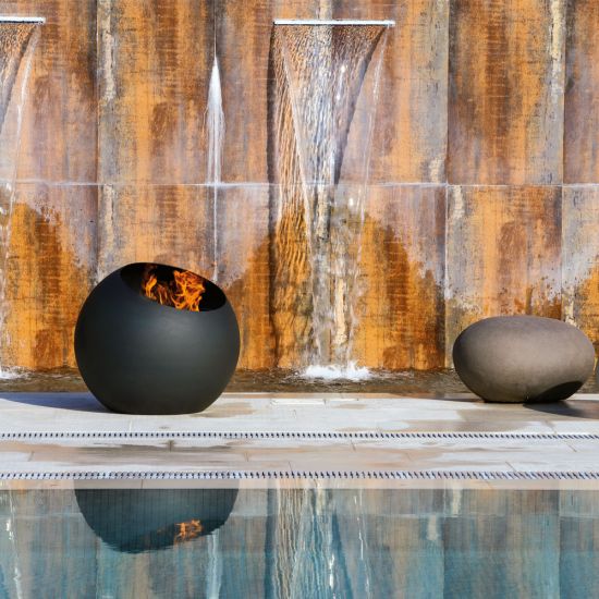 Design-Feuerschale focus creation bubble